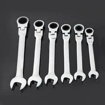 1pc /6Pcs/set Fixed Head Ratcheting Spanner Combination Wrench Sets Hand Tools Ratchet Handle Wrenches 8/9/10/11/12/13mm
1pc /6Pcs/set Fixed Head Ratcheting Spanner Combination Wrench Sets Hand Tools Ratchet Handle Wrenches 8/9/10/11/12/13mm
