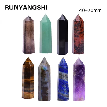 Runyangshi 1pc 4-7cm Natural Crystal Quartz Wand Point Healing Stones for Aquarium Crafts Making Ornaments Home Deco
Runyangshi 1pc 4-7cm Natural Crystal Quartz Wand Point Healing Stones for Aquarium Crafts Making Ornaments Home Deco