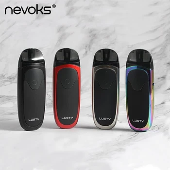 

Nevoks Lusty AIO Starter Kit 1000mah battery 3.3ml Cartiage pod tank Electronic Cigarette design sub ohm MTL pod vape Kit