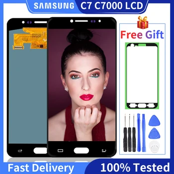 Super AMOLED LCD For Samsung Galaxy C7 C7000 LCD Display Touch Screen Digitizer Assembly C7 SM-C7000 LCD Replacement Parts
Super AMOLED LCD For Samsung Galaxy C7 C7000 LCD Display Touch Screen Digitizer Assembly C7 SM-C7000 LCD Replacement Parts