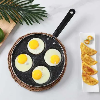 Four-hole Frying Pot Thickened Omelet Pan Non-stick Egg Pancake Steak Pan Cooking Egg Ham Pans Breakfast Maker
Four-hole Frying Pot Thickened Omelet Pan Non-stick Egg Pancake Steak Pan Cooking Egg Ham Pans Breakfast Maker
