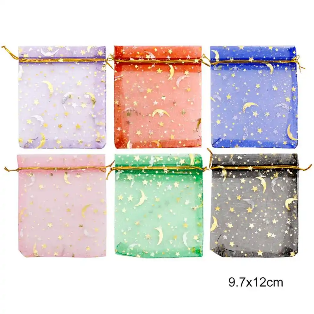 drawstring gift bag charm jewelry packaging bags & pouches