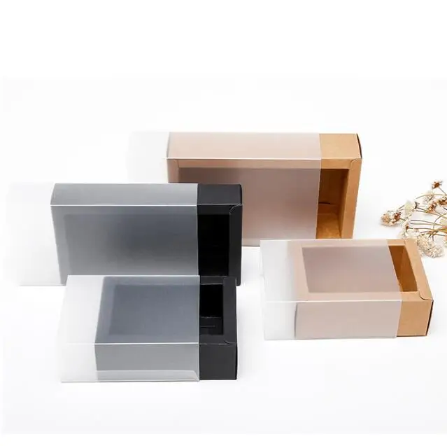 20pcs Kraft Paper Box With Frosted Lid Cardboard Packaging Boxes Gift Dolls Packing Box Drawer Design Display Box
20pcs Kraft Paper Box With Frosted Lid Cardboard Packaging Boxes Gift Dolls Packing Box Drawer Design Display Box