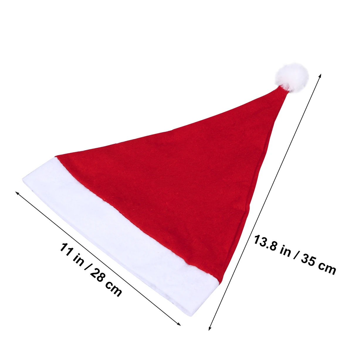 12pcs christmas fancy dress party wear hat cute santa claus hat