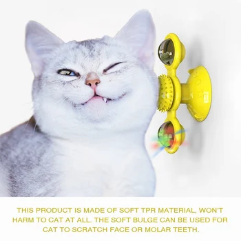 Turntable Funny Cat Toy Windmill Cat Toy Pet Toy For Cat Interactive Toy For Cats Cat Training Tool Cat Supplies
Turntable Funny Cat Toy Windmill Cat Toy Pet Toy For Cat Interactive Toy For Cats Cat Training Tool Cat Supplies