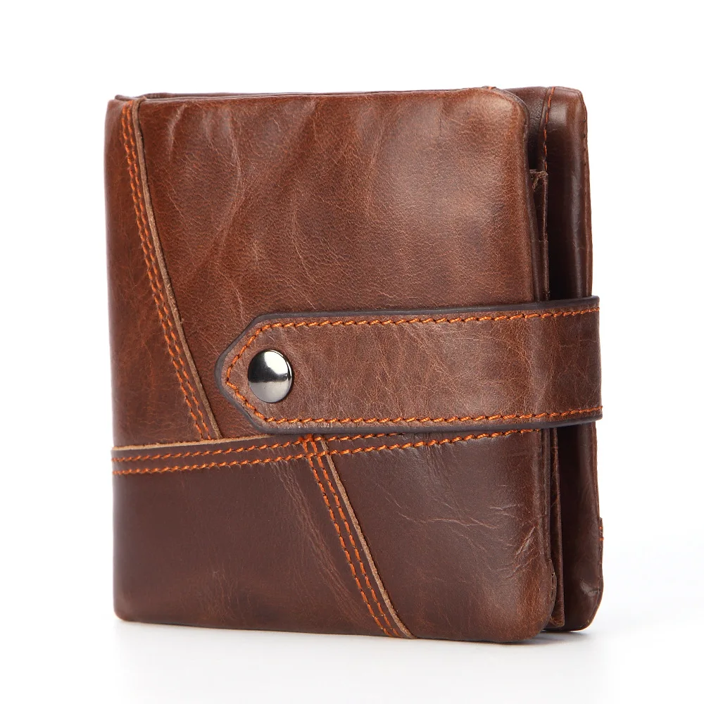 Men's wallet hot leather wallet short fashion oil wax leather men's multi-card wallet
Men's wallet hot leather wallet short fashion oil wax leather men's multi-card wallet