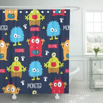 Pattern Monsters Cute Little Boy Toy Clipart Shower Curtain Waterproof Polyester Fabric 72 x 72 Inches with Hooks
Pattern Monsters Cute Little Boy Toy Clipart Shower Curtain Waterproof Polyester Fabric 72 x 72 Inches with Hooks
