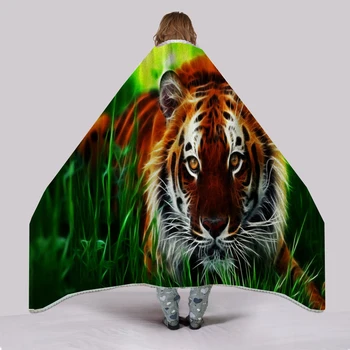 Animal Tiger Printing Nap Blanket Super Animal Plush Throw Blanket Multifunction Fur Fleece Blanket On Bed Sofa Thick Warm 
Animal Tiger Printing Nap Blanket Super Animal Plush Throw Blanket Multifunction Fur Fleece Blanket On Bed Sofa Thick Warm