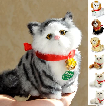 Simulation Cat Plush Pets Model Ornament Birthday Gift Tail Movable Would Call Little Fat Cat and Dog Pure Hand-made
Simulation Cat Plush Pets Model Ornament Birthday Gift Tail Movable Would Call Little Fat Cat and Dog Pure Hand-made