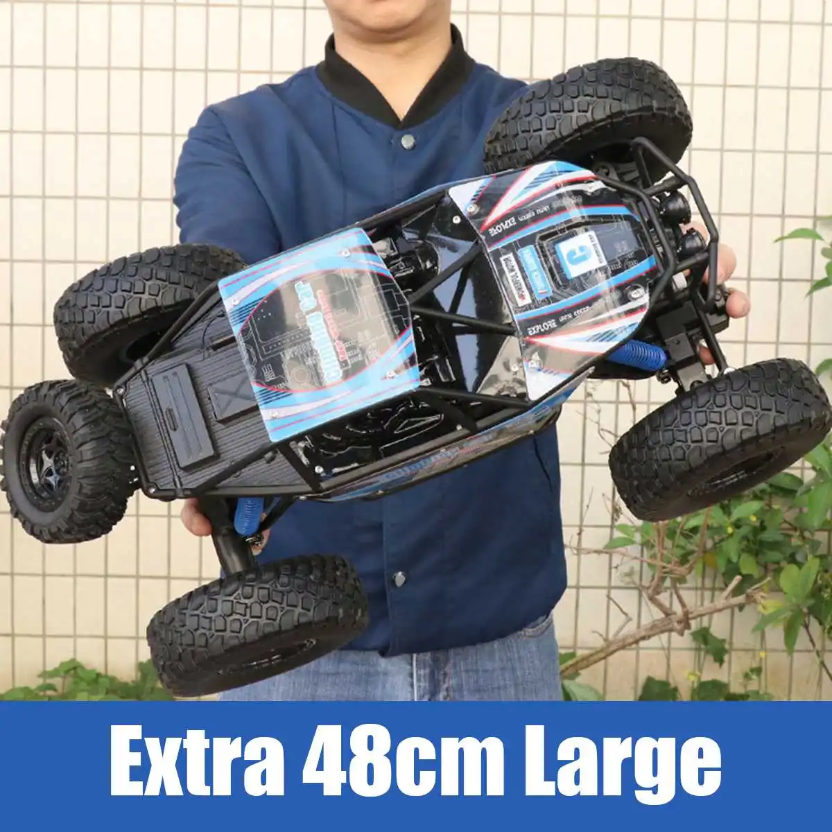 1:10 48 см 18 9 дюймов радиоуправляемые автомобили 2 4G Радиоуправление 4WD внедорожник