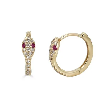 LOZRUNVE Boheme 925 Silver Gold Jewelry Tiny Diamond CZ Snake Huggie Hoop Earring
LOZRUNVE Boheme 925 Silver Gold Jewelry Tiny Diamond CZ Snake Huggie Hoop Earring