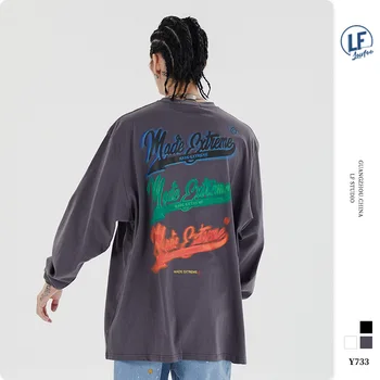 LawFoo fall 2020 New National Tide men's graffiti arrow letter reflective printing men's long-sleeved T-shirt
LawFoo fall 2020 New National Tide men's graffiti arrow letter reflective printing men's long-sleeved T-shirt