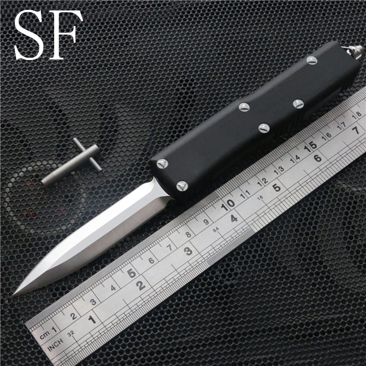 OTF KNIFE UTX85 D2 blade aluminum handle camping survival outdoor EDC hunt Tactical tool dinner kitchen knife
OTF KNIFE UTX85 D2 blade aluminum handle camping survival outdoor EDC hunt Tactical tool dinner kitchen knife