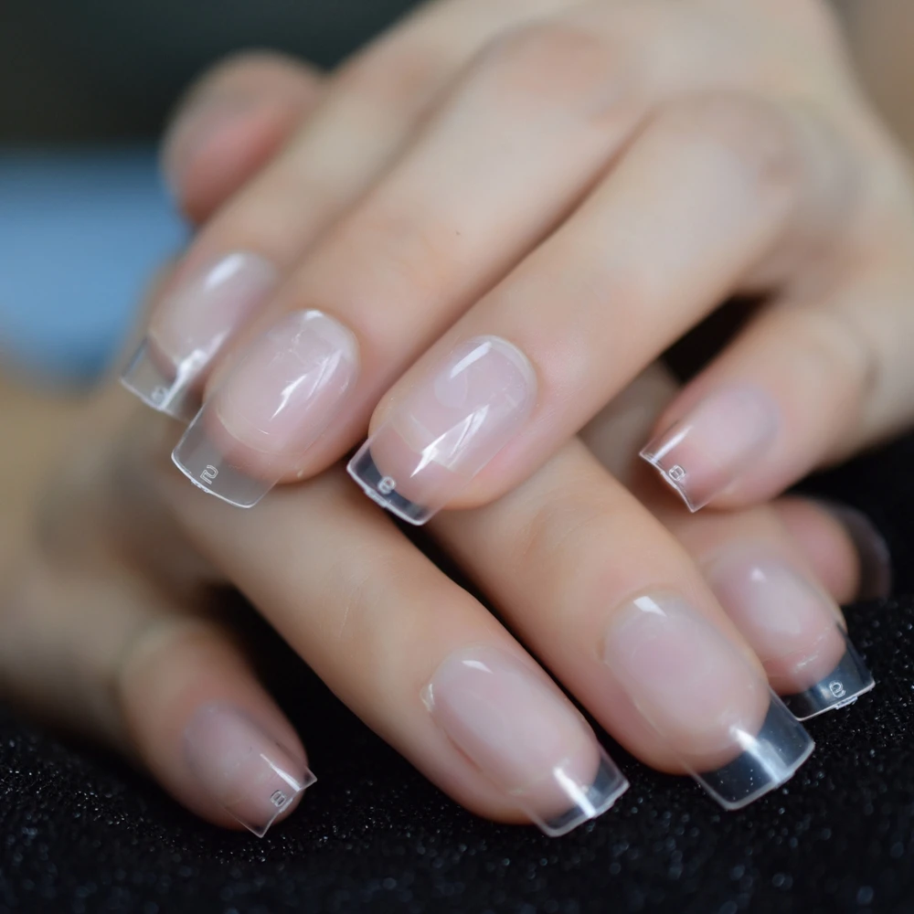 Sqaure Clear Medium Size Nails Transparents DIY Designed Manicure Nail Tips Plain Sample Practice Nails
Sqaure Clear Medium Size Nails Transparents DIY Designed Manicure Nail Tips Plain Sample Practice Nails