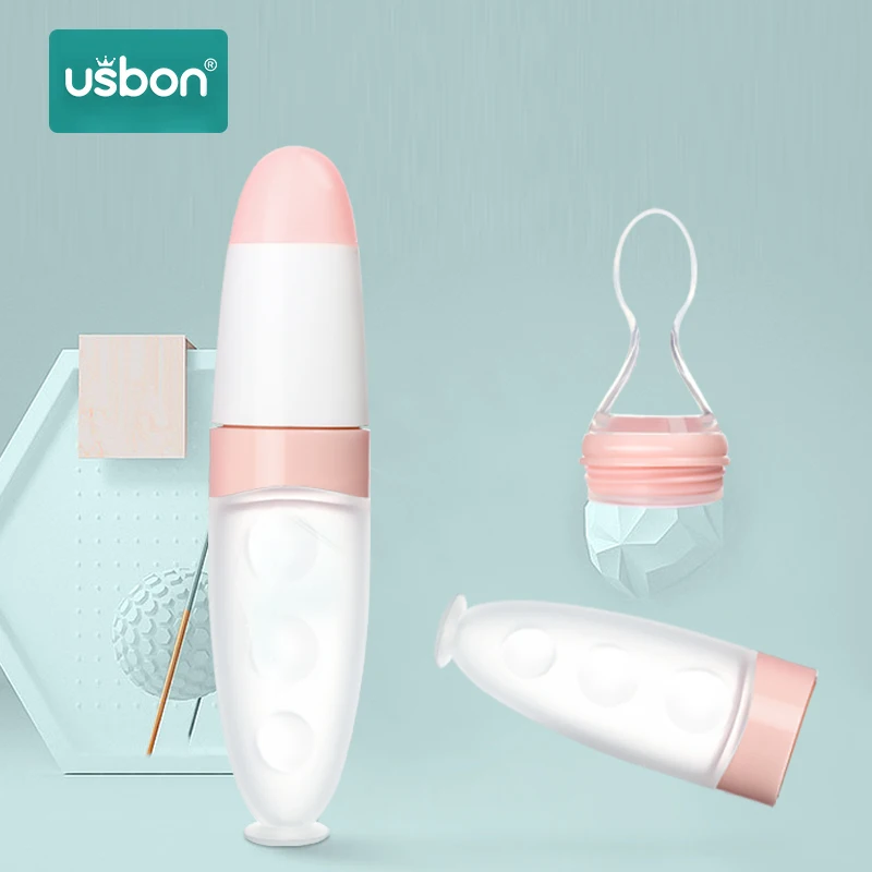 Usbon Baby Feeding Bottle 90ml Spoon with Cover for Infant Toddler Food Milk Medicine Supplement Feeding Bottle Squeeze Feeder
Usbon Baby Feeding Bottle 90ml Spoon with Cover for Infant Toddler Food Milk Medicine Supplement Feeding Bottle Squeeze Feeder