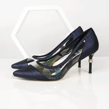 Spring New air mesh genuine leather Women Sexy Pointed Toe Pumps Elegant Brand Ladies Strange Heels Party Prom Shoes Woman
Spring New air mesh genuine leather Women Sexy Pointed Toe Pumps Elegant Brand Ladies Strange Heels Party Prom Shoes Woman