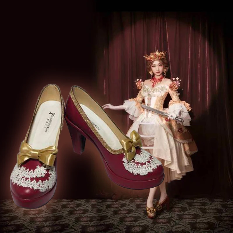 

Identity V cos Mary Bloody Queen cosplay cos shoes canvas fashion shoes casual women anime cartoon high heels cosplay