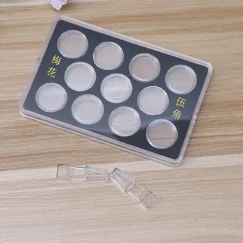 1pc Coin Collection Box Plastic Portable Coins Organizer Coins Holder Coins Storager for Shop
1pc Coin Collection Box Plastic Portable Coins Organizer Coins Holder Coins Storager for Shop