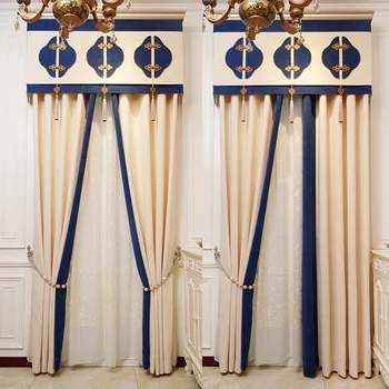 Japanese and Korean style custom luxury floor-to-ceiling blackout curtains for living room kitchen high-quality luxury curtains
Japanese and Korean style custom luxury floor-to-ceiling blackout curtains for living room kitchen high-quality luxury curtains