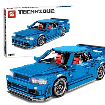 833Pcs Technic Car Series Supercar Building Blocks DIY Bricks Toy Training Toy For Children Educational Toys Birthday Gift -Blue 
833Pcs Technic Car Series Supercar Building Blocks DIY Bricks Toy Training Toy For Children Educational Toys Birthday Gift -Blue