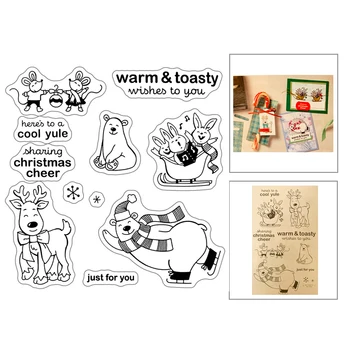 2020 New Christmas Animals Sentiment Words Clear Stamps and Elk Metal Cutting Dies For Scrapbooking Crafts Greeting Card Making
2020 New Christmas Animals Sentiment Words Clear Stamps and Elk Metal Cutting Dies For Scrapbooking Crafts Greeting Card Making