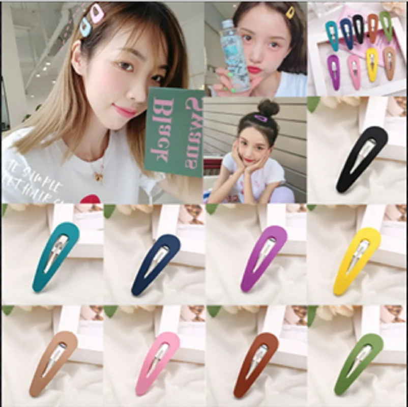 Korean version elegant style frosted crisscross banger candy color one character clip creative simple side clip
Korean version elegant style frosted crisscross banger candy color one character clip creative simple side clip