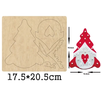 Christmas Tree Wooden dies 2020 Cutting Dies mold Suitable for common die cutting machines on the market
Christmas Tree Wooden dies 2020 Cutting Dies mold Suitable for common die cutting machines on the market