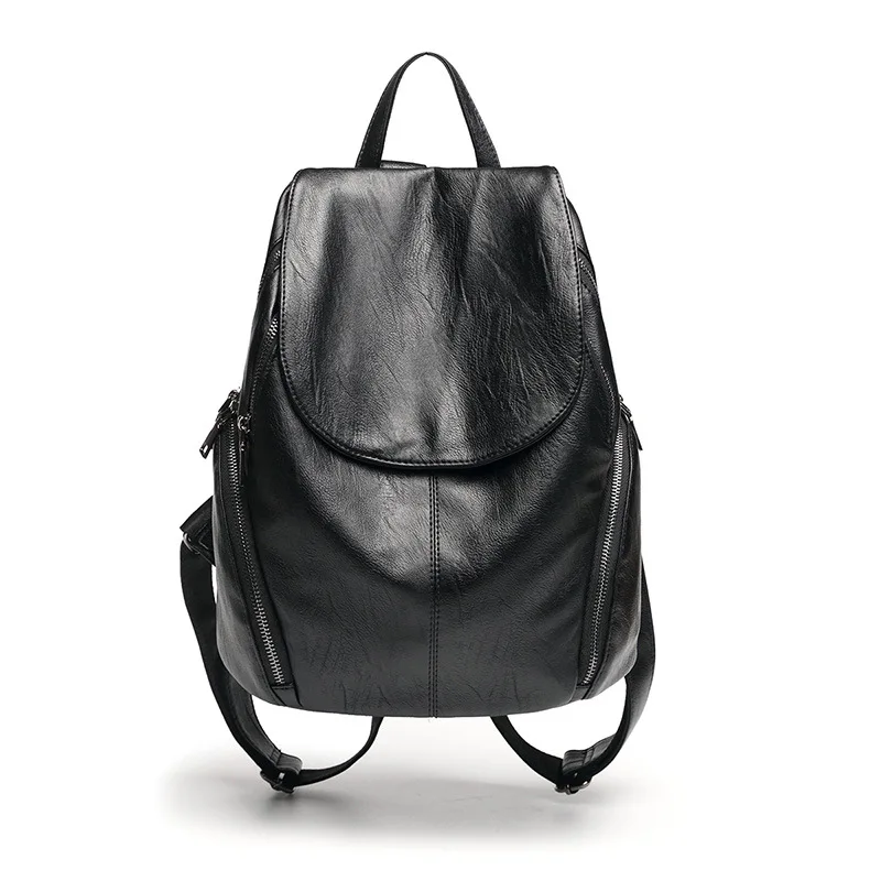 Pu Support Customization Profession Production Backpack Style Backpack Women's 2019 New Style Versatile