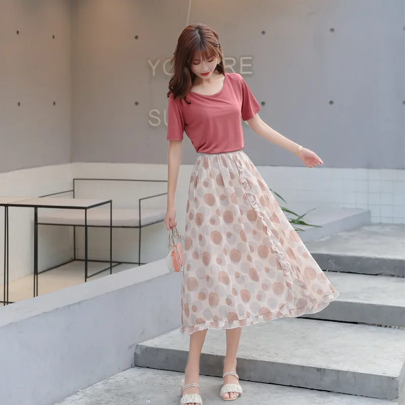 Polka Dot Sweet Xian Qi Skirt Versatile Vintage French Non-mainstream Flounced Irregular Two-Piece Set
Polka Dot Sweet Xian Qi Skirt Versatile Vintage French Non-mainstream Flounced Irregular Two-Piece Set