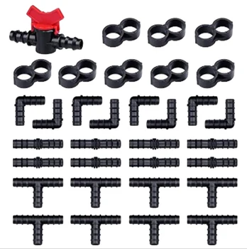Irrigation Fittings Kit, 33 Pieces / Set,Irrigation Barbed Connectors for Irrigation Water Hose Connector
Irrigation Fittings Kit, 33 Pieces / Set,Irrigation Barbed Connectors for Irrigation Water Hose Connector