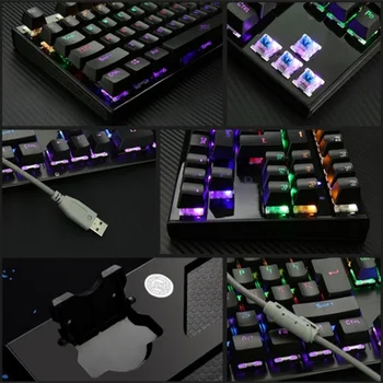 Gaming Mechanical Keyboard Backlit USB Wired 26 Keys Anti-ghosting Game Keyboard LFX-ING
Gaming Mechanical Keyboard Backlit USB Wired 26 Keys Anti-ghosting Game Keyboard LFX-ING