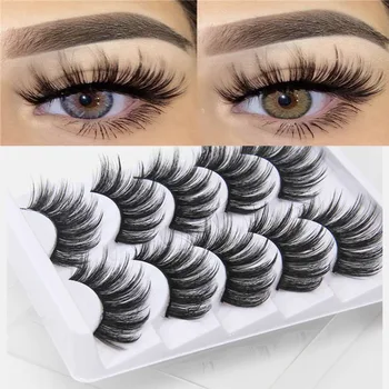 5 Pairs Mink Eyelashes Thick 3D Faux Eye Lashes Natural False Eyelash HandMade Makeup Tool Extension Fake Lashes 2020 Beauty
5 Pairs Mink Eyelashes Thick 3D Faux Eye Lashes Natural False Eyelash HandMade Makeup Tool Extension Fake Lashes 2020 Beauty