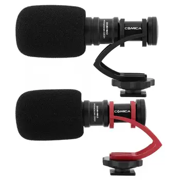 Comica CVM-VM10II Video Recording Mic On Camera / Phone Microphone with Shock-Mount for Canon Nikon Sony DSLR Camcorder
Comica CVM-VM10II Video Recording Mic On Camera / Phone Microphone with Shock-Mount for Canon Nikon Sony DSLR Camcorder