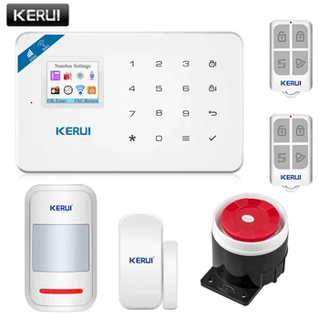 Home Security Alarm Host APP Remote Control KERUI W18 WIFI Wireless GSM Alarm system Eas Kit Home Security Alarm Host with Siren
Home Security Alarm Host APP Remote Control KERUI W18 WIFI Wireless GSM Alarm system Eas Kit Home Security Alarm Host with Siren