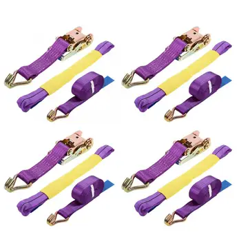 Professional Ratchet Recovery Straps Trailer Tie Down Alloy Wheel Straps Set Yellow-purple correas pasek
Professional Ratchet Recovery Straps Trailer Tie Down Alloy Wheel Straps Set Yellow-purple correas pasek