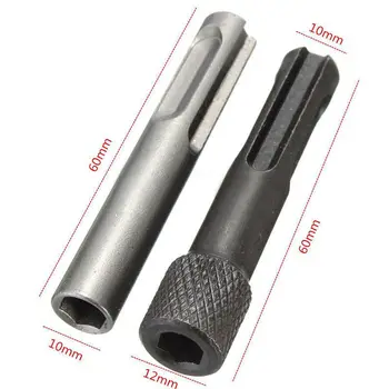 2pcs 1/4in Hex Shank Drill Bit Chuck Adapter SDS Converter Adapter Nut Impact Driver Set For Drilling Tools
2pcs 1/4in Hex Shank Drill Bit Chuck Adapter SDS Converter Adapter Nut Impact Driver Set For Drilling Tools