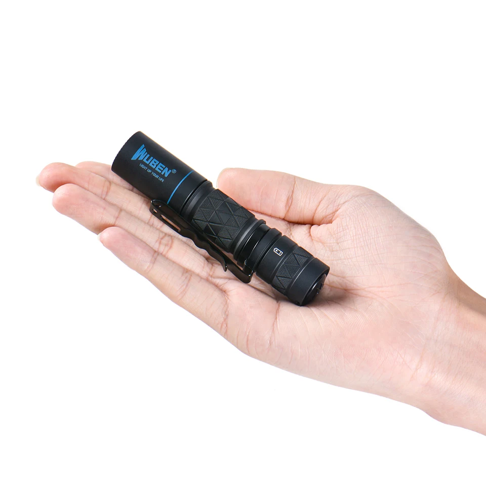 Светодиодный мини-фонарик WUBEN E18 фонарь для повседневного использования CREE XP-G3