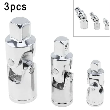 3pcs Set Swivel 1/4 3/8 1/2 Inch Drive Universal Joint Adaptor Air Impact Socket
3pcs Set Swivel 1/4 3/8 1/2 Inch Drive Universal Joint Adaptor Air Impact Socket