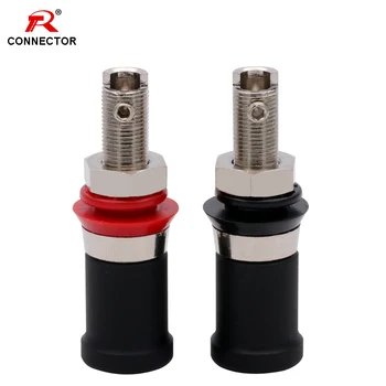 1Pair R Connector Brass Nickel Plated Horn terminal Speaker terminal Audio amplifier socket Factory direct sales HIFI part
1Pair R Connector Brass Nickel Plated Horn terminal Speaker terminal Audio amplifier socket Factory direct sales HIFI part