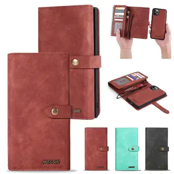 LCHULLE Luxury Flip Cover Leather Wallet Case for Apple IPhone 11 Pro X XR XS MAX 7 8 Plus Card Slots Holder Back Cover Bag
LCHULLE Luxury Flip Cover Leather Wallet Case for Apple IPhone 11 Pro X XR XS MAX 7 8 Plus Card Slots Holder Back Cover Bag