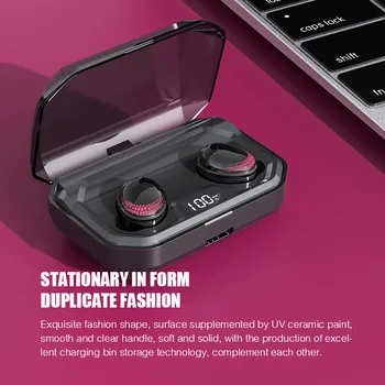Wireless Bluetooth Headphone 8D TWS Bluetooth 5.0 Stereo Earbuds Earphones Headphones Touch Control Headsets with Microphone
Wireless Bluetooth Headphone 8D TWS Bluetooth 5.0 Stereo Earbuds Earphones Headphones Touch Control Headsets with Microphone