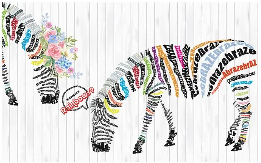 Custom photo mural 3d wallpaper European abstract English zebra flower living room home decor wallpaper for walls 3 d
Custom photo mural 3d wallpaper European abstract English zebra flower living room home decor wallpaper for walls 3 d
