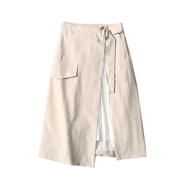 A Generation of Elegant Wind Irregular Joint Sense of Design High-waisted Mid-length Skirt Entity
A Generation of Elegant Wind Irregular Joint Sense of Design High-waisted Mid-length Skirt Entity