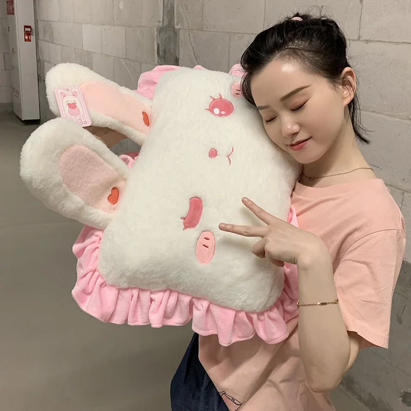 Lolita Bunny Sleeping Pillow Adorable Rabbit Stuffed Throw Pillow for Girl Room Bed Decor Bunny Princess Gift for Girl Children
Lolita Bunny Sleeping Pillow Adorable Rabbit Stuffed Throw Pillow for Girl Room Bed Decor Bunny Princess Gift for Girl Children