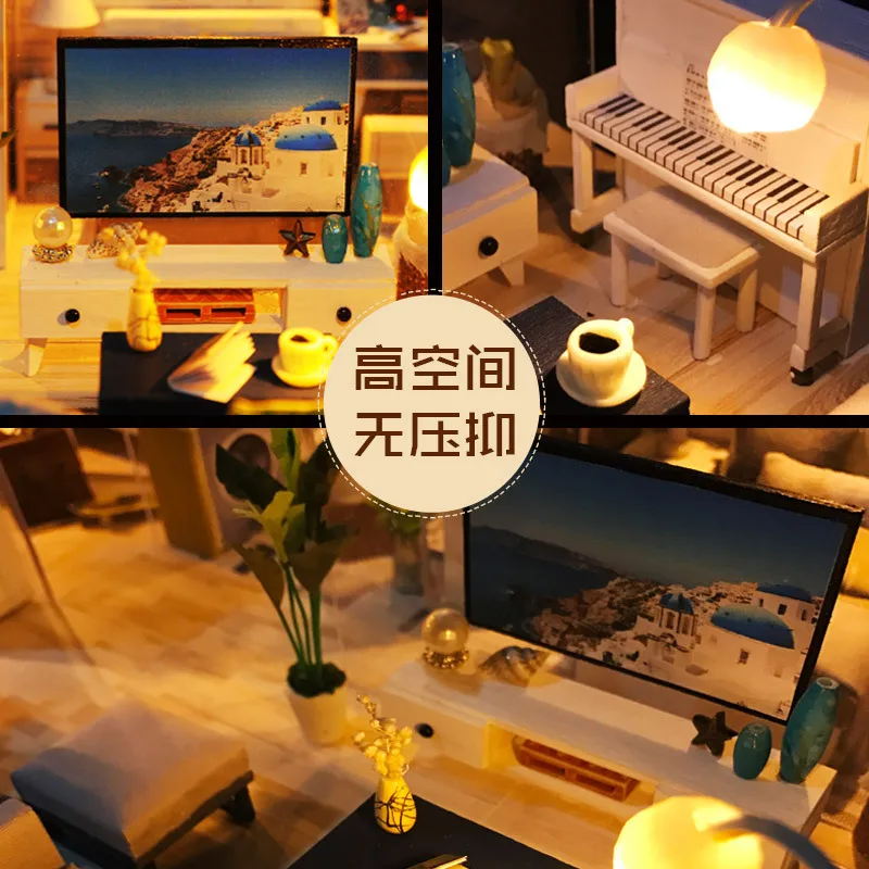 DIY Hut Handmade Creative Loft Small House Toy Villa Assembled Model Adult for Making Birthday Gift Women's
DIY Hut Handmade Creative Loft Small House Toy Villa Assembled Model Adult for Making Birthday Gift Women's