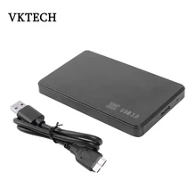 Vktech hdd caso 2.5 "sata para usb 3.0 adaptador gabinete de disco rígido para ssd caso disco hdd caixa usb 2.0 hd externo hdd gabinete(China)