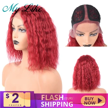 Red Wavy Lace Wigs Short Human Hair Wigs Brazilian Remy Bob WIg for Black Women 12" T Part Water Wave Lace Front Human Hair Wigs
Red Wavy Lace Wigs Short Human Hair Wigs Brazilian Remy Bob WIg for Black Women 12" T Part Water Wave Lace Front Human Hair Wigs