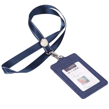 1Pc Card Holder Creative Lanyard PU Card Cover for Workers Students
1Pc Card Holder Creative Lanyard PU Card Cover for Workers Students
