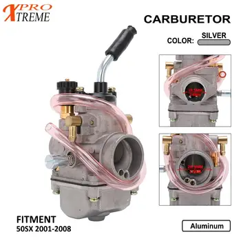 Motorcycle Aluminum Carburetor Carburador Carb Racing For KTM 50SX SX 50 SX50 2001 2002 2003 2004 2005 2006 2007 2008
Motorcycle Aluminum Carburetor Carburador Carb Racing For KTM 50SX SX 50 SX50 2001 2002 2003 2004 2005 2006 2007 2008