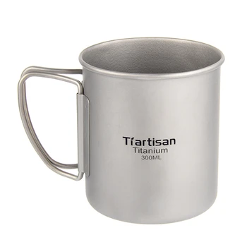 Titanium Mug Handgrip Eco-friendly Titanium Cup 300ml Drinkware Ultralight Portable Metal Coffee Mug
Titanium Mug Handgrip Eco-friendly Titanium Cup 300ml Drinkware Ultralight Portable Metal Coffee Mug